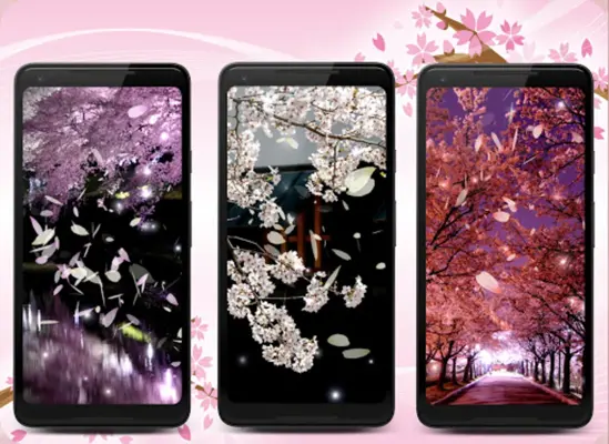 Sakura Live Wallpaper android App screenshot 0