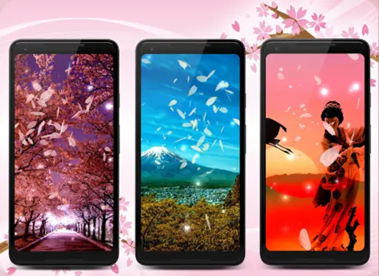 Sakura Live Wallpaper android App screenshot 2